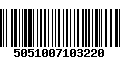 Código de Barras 5051007103220