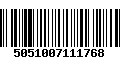 Código de Barras 5051007111768