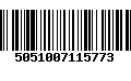 Código de Barras 5051007115773