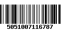 Código de Barras 5051007116787