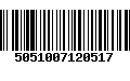 Código de Barras 5051007120517