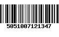 Código de Barras 5051007121347