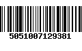 Código de Barras 5051007129381