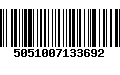 Código de Barras 5051007133692