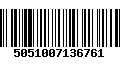 Código de Barras 5051007136761