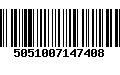 Código de Barras 5051007147408