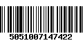 Código de Barras 5051007147422