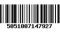 Código de Barras 5051007147927