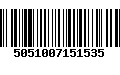 Código de Barras 5051007151535