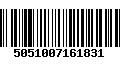 Código de Barras 5051007161831