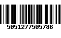 Código de Barras 5051277505786