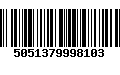 Código de Barras 5051379998103