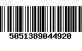 Código de Barras 5051389044920