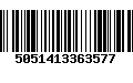 Código de Barras 5051413363577