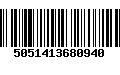 Código de Barras 5051413680940