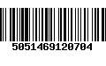 Código de Barras 5051469120704