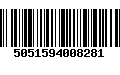 Código de Barras 5051594008281