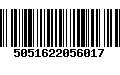 Código de Barras 5051622056017