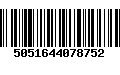 Código de Barras 5051644078752