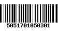 Código de Barras 5051701050301