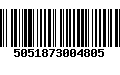 Código de Barras 5051873004805