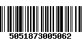 Código de Barras 5051873005062