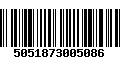 Código de Barras 5051873005086