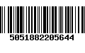 Código de Barras 5051882205644