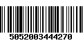 Código de Barras 5052003444270