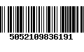 Código de Barras 5052109836191