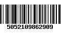 Código de Barras 5052109862909