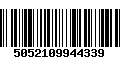 Código de Barras 5052109944339