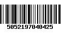 Código de Barras 5052197040425