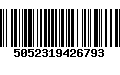 Código de Barras 5052319426793
