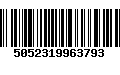 Código de Barras 5052319963793