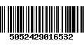 Código de Barras 5052429016532