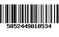 Código de Barras 5052449010534