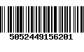 Código de Barras 5052449156201