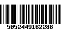 Código de Barras 5052449162288