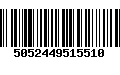 Código de Barras 5052449515510