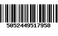 Código de Barras 5052449517958