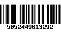 Código de Barras 5052449613292