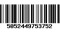 Código de Barras 5052449753752