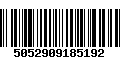 Código de Barras 5052909185192