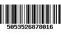 Código de Barras 5053526878016