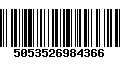 Código de Barras 5053526984366