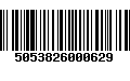 Código de Barras 5053826000629