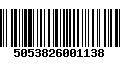 Código de Barras 5053826001138