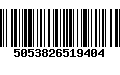 Código de Barras 5053826519404