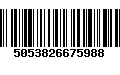 Código de Barras 5053826675988